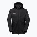 Geacă softshell pentru bărbați Mammut Ultimate VIII Softshell Hooded black 4