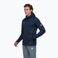 Geacă softshell pentru bărbați Mammut Ultimate VIII Softshell Hooded marine 3
