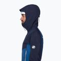 Geacă de ploaie pentru bărbați Mammut Crater IV HS Hooded sweatshirt/marine 5