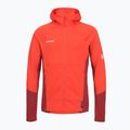 Bluză pentru bărbați Mammut Taiss ML Hooded mammut red/dark mammut