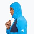 Bluză de trekking pentru bărbați Mammut Madris Light ML Hooded Jacket Men glacier blue/marine 5