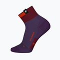 Șosete Mammut Hiking Merino Quarter Socks paloja/dark mammut red
