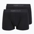 Boxeri termoactivi pentru bărbați super.natural Tundra 175 2 pary jet black/jet black