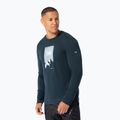 Longsleeve pentru bărbați super.natural 2 Pitch blueberry/various