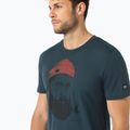 Tricou pentru bărbați super.natural Sailor Tee blueberry/jet black/high risk red 2