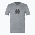Tricou pentru bărbați super.natural Gogeanie Tee cashmere greymel/dark shadowmel/vintage khakimel 4
