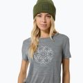 Tricou pentru femei super.natural Ornament Tee cashmere grey melange/leaf melange/white stone 3