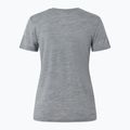 Tricou pentru femei super.natural Ornament Tee cashmere grey melange/leaf melange/white stone 5