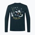 Longsleeve pentru bărbați super.natural Apres Ski blueberry/various 6