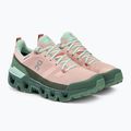 Cizme de trekking pentru femei On Cloudwander Waterproof roz-verde 7398278 4