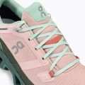 Cizme de trekking pentru femei On Cloudwander Waterproof roz-verde 7398278 8