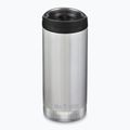 Cană termică Klean Kanteen TKWide Cafe Cap 355 ml brushed stainless