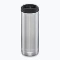 Cană termică Klean Kanteen TKWide Cafe Cap 473 ml brushed stainless