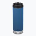 Cană termică Klean Kanteen TKWide Cafe Cap 473 ml real teal