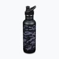 Sticlă de călătorie Klean Kanteen Classic negru camuflaj negru 2