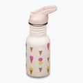 Sticlă turistică pentru copii Klean Kanteen Flip Seal Sport Cap Straw 355 ml ice cream 2