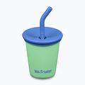 Cană KLEAN KANTEEN Steel Straw Lid 296 ml spring bud