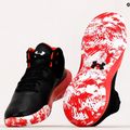 Încălțăminte de baschet pentru bărbați Under Armour Jet '21 002 negru-roșie 3024260-002 10