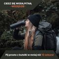 Sticlă turistică cu filtru Bachgold Selfpress Waterfilter 500 ml alb 6