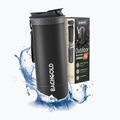 Sticlă turistică cu filtru Bachgold Selfpress Waterfilter XL 800 ml negru