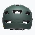 Cască de ciclism pentru copii Bell Sidetrack Integrated MIPS matte dark green/orange 3