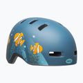 Cască de ciclism pentru copii Bell Lil Ripper clown fish matte gray/blue