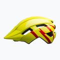 Cască de ciclism pentru copii Bell Sidetrack II strike gloss hiviz/red 2