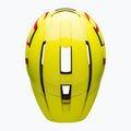 Cască de ciclism pentru copii Bell Sidetrack II strike gloss hiviz/red 4