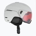 Cască de schi Giro Orbit Spherical matte light grey/vivid ember 4
