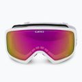 Ochelari de schi pentru copii Giro Stomp white wordmark/ amber pink 2