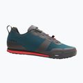 Încălțăminte de ciclism platformă pentru bărbați Giro Tracker Fastlace harbor blue/bright red