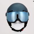 Cască de schi Alpina Arber Visor Q Lite petrol/green matt 15