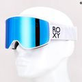 Ochelari de snowboard pentru femei ROXY Storm Women J 2021 bright white/amber rose ml turquesa 8