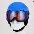 Căști de schi pentru copii Alpina Zupo Visor Q-Lite blue matt 14