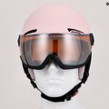 Căști de schi pentru copii Alpina Zupo Visor Q-Lite rose matt 14