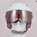 Cască de schi pentru copii HEAD Maja Visor S2 alb 328172 11