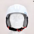Căști de schi pentru copii Alpina Carat white/red/blue 9