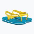 Havaianas Baby Brasil Logo II flip flop alb/albastru/verde/galben 4