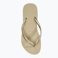 Șlapi pentru femei Havaianas Slim sand grey / light golden 5