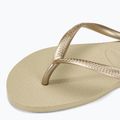 Șlapi pentru femei Havaianas Slim sand grey / light golden 7