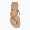 Șlapi pentru femei Havaianas Slim Crystal Sw II rode gold 5