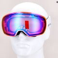 Ochelari de schi Alpina Granby Q-Lite white gloss/blue sph 10