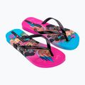Șlapi pentru femei Ipanema Graffiti V pink/black/blue