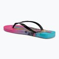 Șlapi pentru femei Ipanema Graffiti V pink/black/blue 3