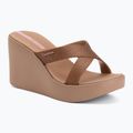 Papuci pentru femei Ipanema High Fashion II Slide brown/glitter/pink