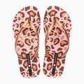 Șlapi pentru femei Ipanema Animal Print beige/gold 2