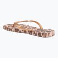 Șlapi pentru femei Ipanema Animal Print beige/gold 3