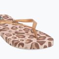 Șlapi pentru femei Ipanema Animal Print beige/gold 7