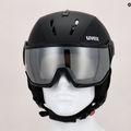 Cască de schi UVEX Instinct visor, negru, 56/6/260/20 8