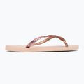 Papuci pentru femei  Havaianas Slim Glitter II ballet rose / golden blush 2